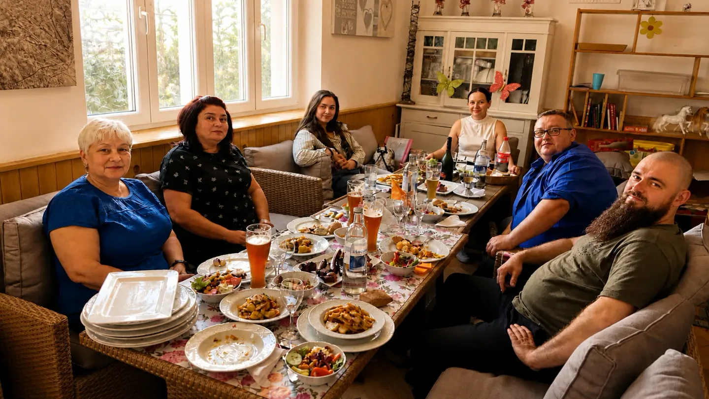 Familienraum mit Kinderecke